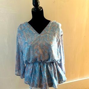 Beautiful White Birch Top Size Large